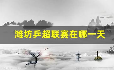 潍坊乒超联赛在哪一天开始-潍坊乒超联赛在哪一天