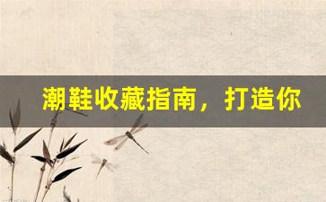 潮鞋收藏指南，打造你的专属鞋墙
