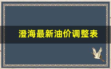 澄海最新油价调整表-澄海哪个加油站的油好