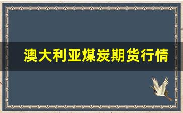 澳大利亚煤炭期货行情价格(澳大利亚煤炭价格最新消息)_https://www.huakunhengjia.com_期货资讯_第1张