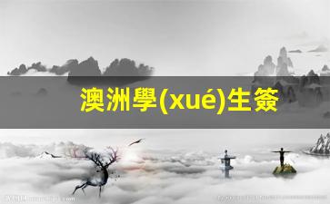 澳洲學(xué)生簽證陪讀簽證(澳洲成年留學(xué)生父母陪讀簽證)