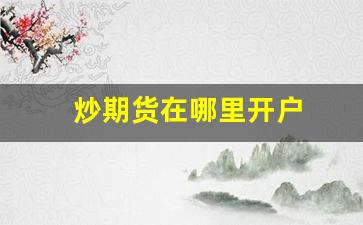 炒期货在哪里开户(炒期货在哪里开户最正规河南电视台)_https://www.huakunhengjia.com_期货资讯_第1张