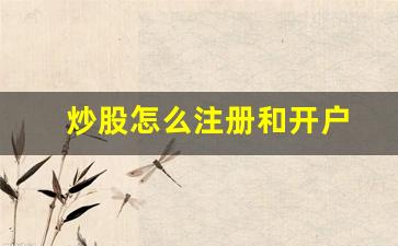 炒股怎么注册和开户(新手从零开始学炒股)_https://www.qgjzrcxxzxpt.com_郑商所_第1张