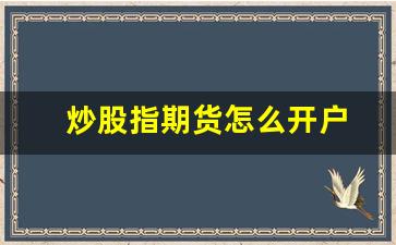 炒股指期货怎么开户(买股指期货开户流程)_https://www.xzdzcjx.com_创业板_第1张