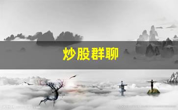 炒股群聊(炒股群聊天记录)_https://www.hbxfywj.com_基金知识_第1张