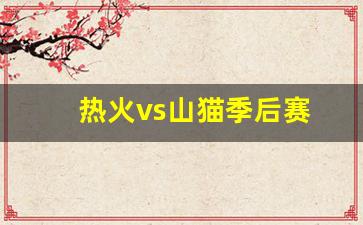 热火对战-热火vs山猫季后赛