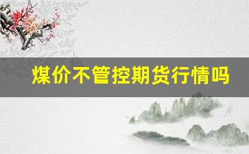 煤价不管控期货行情吗(煤价不管控期货行情吗为什么)_https://www.tuogunzhijia.com_原油期货_第1张