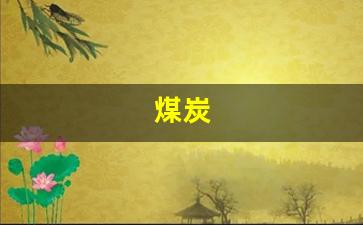 煤炭(煤炭的拼音)_https://www.hangfeite.com_科创板_第1张