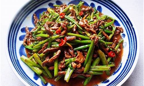 牛肉炒芹菜的做法大全图片-牛肉炒芹菜的做法大全