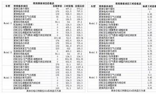 特斯拉保养周期和费用_特斯拉保养一次大概