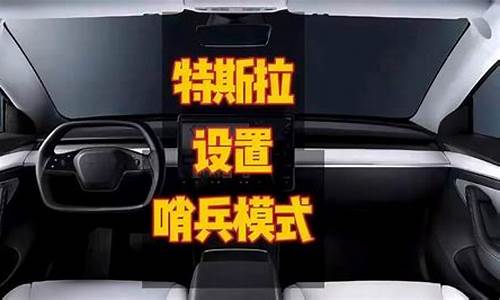 特斯拉哨兵模式设置闪灯怎么设置_特斯拉哨兵模式有人靠近会亮灯