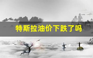 特斯拉油版-特斯拉油价下跌了吗