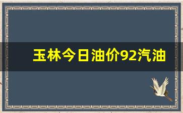 玉林市今日油价-玉林今日油价92汽油