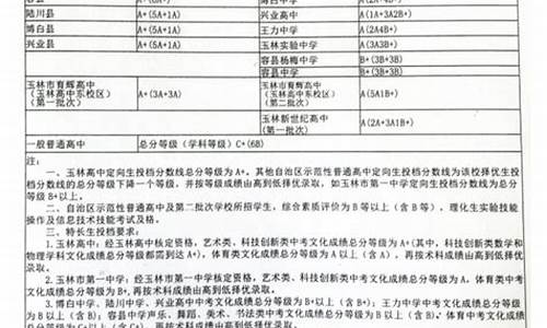 2021玉林中考录取分数,玉林市中考录取分数线