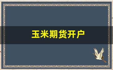 玉米期货开户(玉米期货开户手续费)_https://www.xzdzcjn.com_创业板_第1张