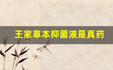 王家草本堂-王家草本抑菌液是真药吗