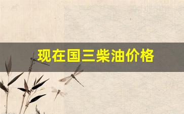 现在国三柴油价格-国3柴油价格多少钱一升