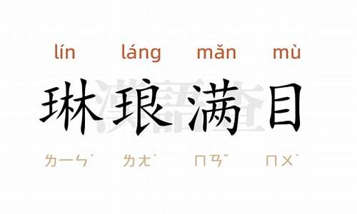 琳琅满目造句10个字一年级怎么写_琳琅满目造句10个字一年级