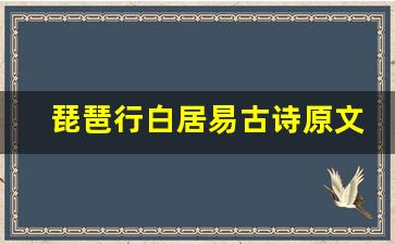 琵琶行白居易古诗原文及翻译,琵琶行白居易古诗全文,琵琶行白居易古诗翻译,琵琶行白居易古诗全诗解析-第1张图片-我的生活随想