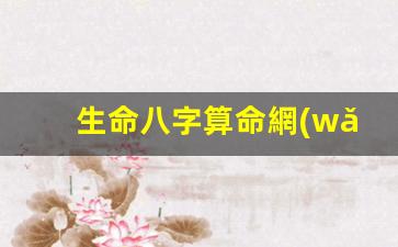 生命八字算命網(wǎng)(生辰八字算壽命太準(zhǔn)了免費(fèi))