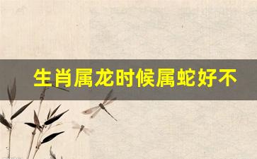 生肖属龙时候属蛇好不好-属龙的属蛇