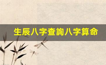 生辰八字查詢八字算命網(wǎng)(生辰八字算命免費測試)