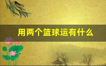 两个篮球怎么练运球-用两个篮球运有什么