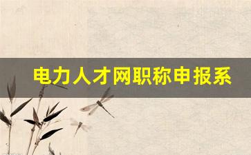 电力人才网职称申报系统入口(电力人才网职称考试)_https://www.taocizhiliang.com_装修公司_第1张