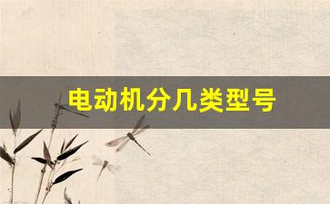 电动机分几类型号(电动机分为几类)_https://www.hangfeite.com_科创板_第1张