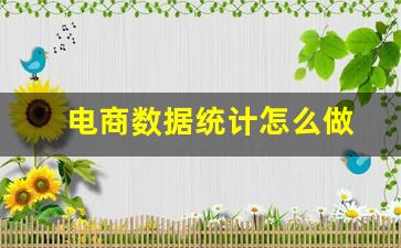 电商数据统计怎么做(电商的统计都做什么)_https://www.wanyuyiyao.com_上交所_第1张