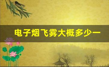 电子烟飞雾量示意图