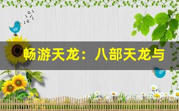 畅游天龙：八部天龙与仙侠奇缘(天龙八部 垚)-第1张图片-我的生活随想