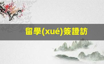 留學(xué)簽證訪問簽證(留學(xué)簽證訪問簽證是什么)