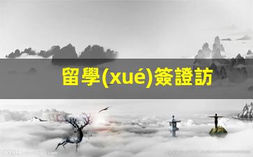 留學(xué)簽證訪客簽證(訪問學(xué)者簽證與留學(xué)簽證區(qū)別)