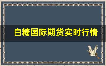 白糖国际期货实时行情分析图(国际白糖价格行情走势分析)_https://www.jianghaiboli.com_原油期货_第1张