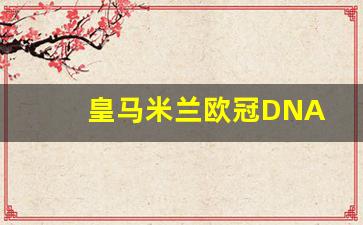 皇马米兰欧冠DNA-米兰皇马篮球