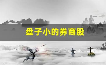 盘子小的券商股(券商股哪个盘子最小)_https://www.qldgs.com_国际期货_第1张