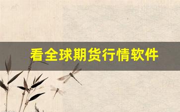 看全球期货行情软件(看全球期货行情软件下载)_https://www.gfdzclz.com_深交所_第1张