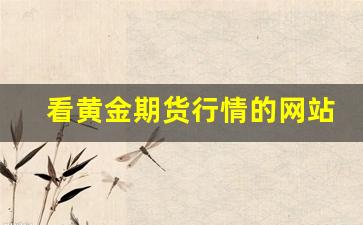 看黄金期货行情的网站(看黄金期货行情的网站推荐)_https://www.rzcpcj.com_开网店_第1张