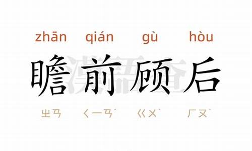 瞻前顾后造句-瞻前顾后造句句子一句话