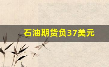 石油期货负37美元(石油期货赔钱事件)_https://www.xzdzcjn.com_北交所_第1张