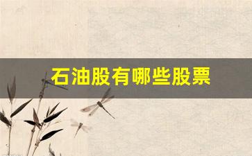 石油股有哪些股票(石油有哪些股票代码)_https://www.hn-life.com_科创板_第1张