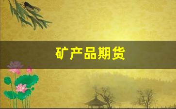 矿产品期货(矿产期货介绍)_https://www.xzdzchf.com_上交所_第1张