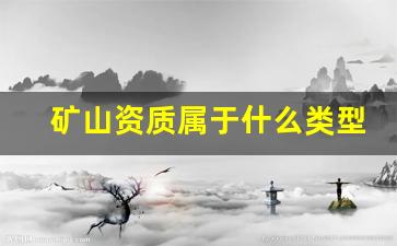 矿山资质属于什么类型公司(水泥矿山属于什么类型)_https://www.wanyuyiyao.com_北交所_第1张