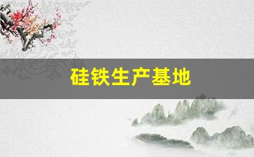 硅铁生产基地(硅铁主产区)_https://www.wguangz.com_上期所_第1张