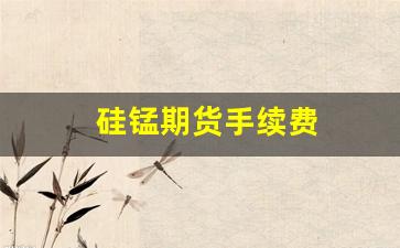 硅锰期货手续费(锰硅期货交易所收费标准)_https://www.xzdzcjn.com_创业板_第1张