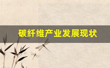 碳纤维产业发展现状(碳纤维产业的发展前景)_https://www.jnskb.com_装修流程_第1张
