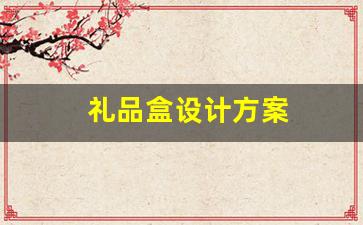 礼品盒设计方案(礼品盒设计方案怎么写)_https://www.hangfeite.com_创业板_第1张