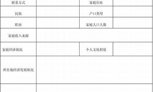 社会调查表_初中生社会调查表