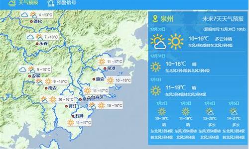 福建泉州未来几天天气预报查询_福建泉州未来几天天气预报